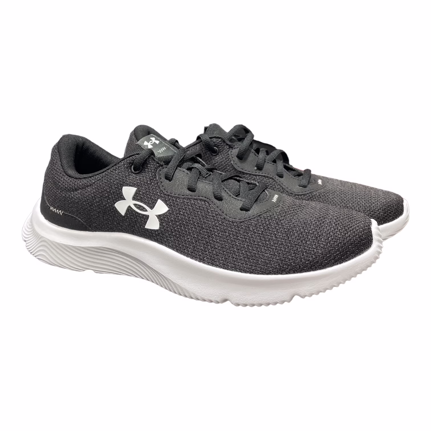 Under Armour Men's UA Mojo 2 Sportstyle Training Sneakers (Black/White, 10)