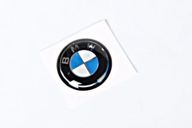 (x2) Genuine BMW Key Emblem E46 3-Series (99-06) OEM 66122155753