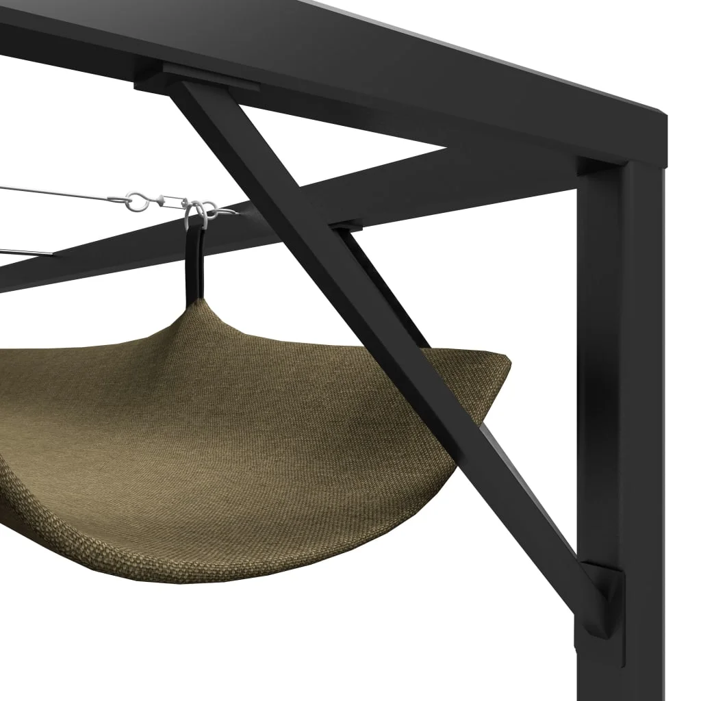 Garden Gazebo with Retractable Roof 9.8'x9.8' Taupe 0.6 oz/ft2