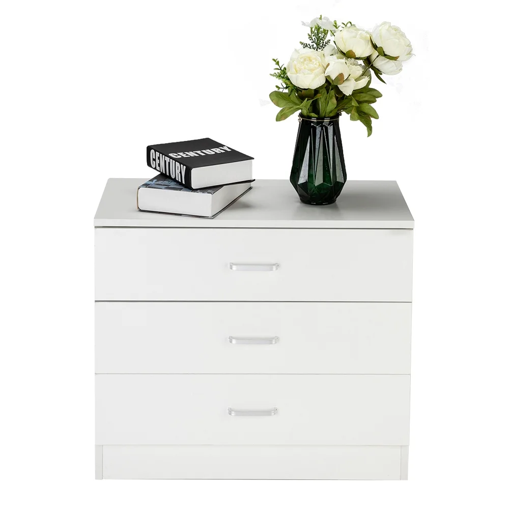 Elevate Your Space with Our P2 Wood 3-Drawer Dresser - Quality and Style Combined