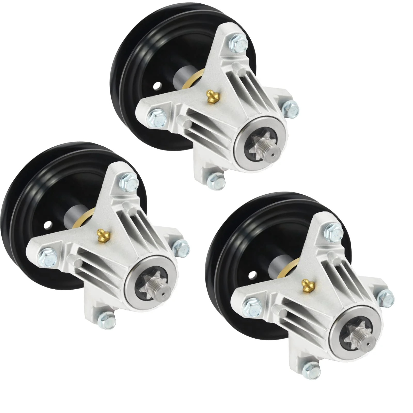 OakTen Spindle Assembly for Cub Cadet Troy-Bilt Craftsman 54 inch mower deck 918-06978, 618-06978 3 pc-pack