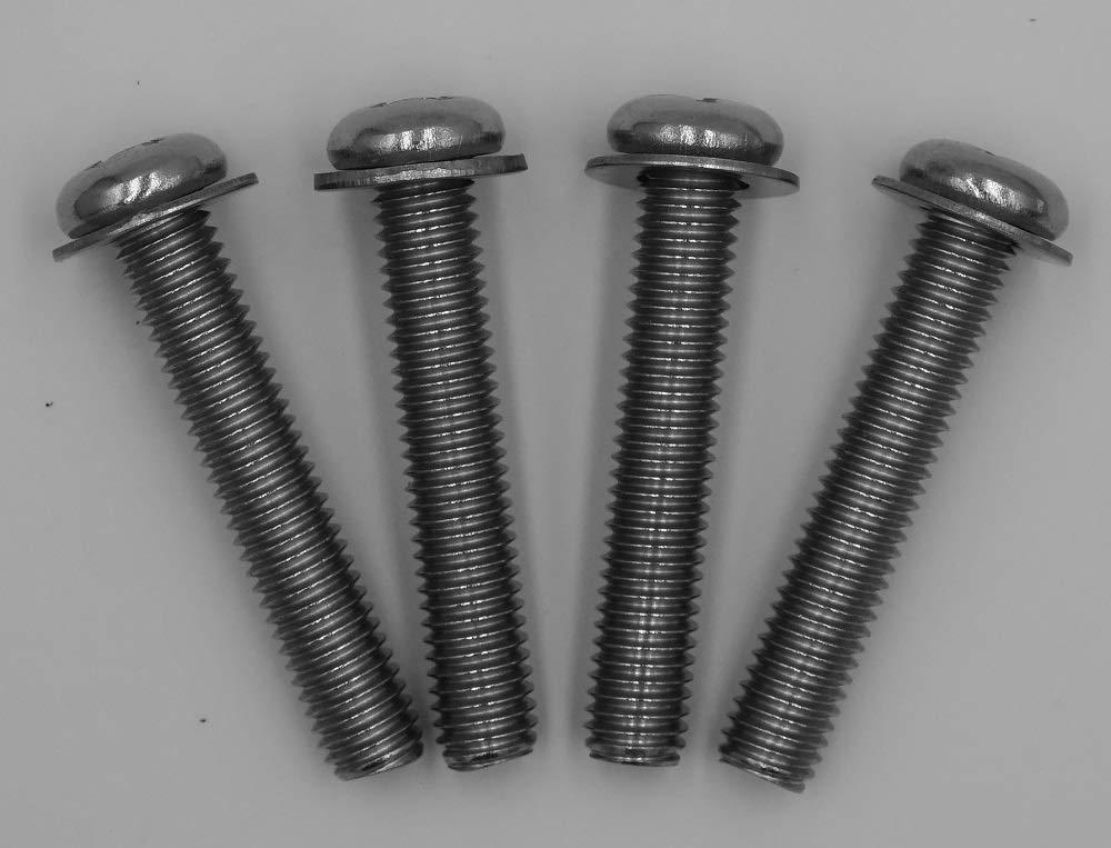 M8 Screws for Samsung TV M8x45mm TV Mounting Bolts Screws for Samsung TV with 25mm Long Spacers