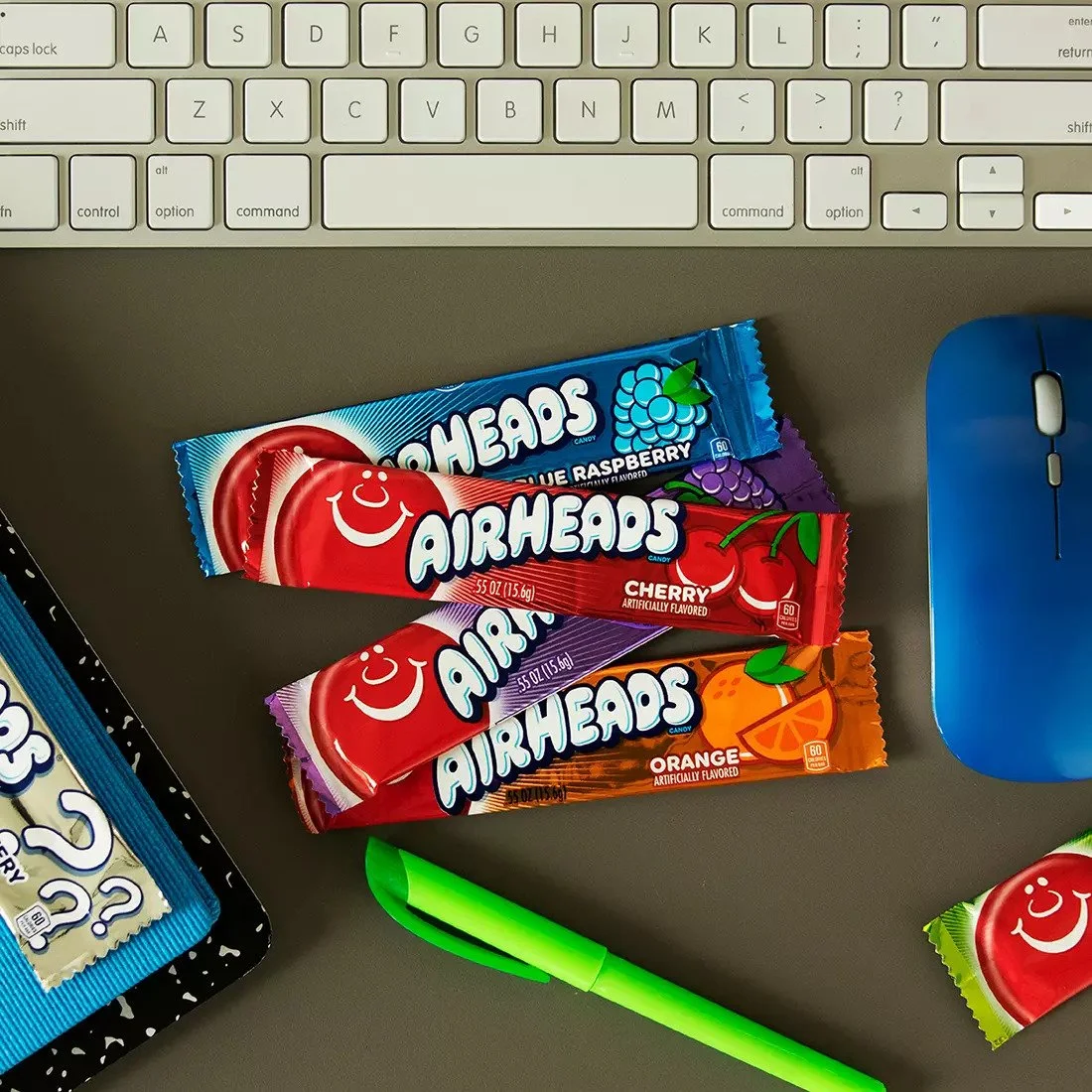 Product of Airheads Chewy Fruit Candy Variety Pack 90 Count.