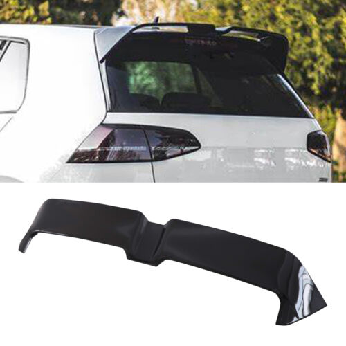 For 15-19 Volkswagen Golf MK7 Hatchback 4Door Gloss Black Rear Roof Spoiler Wing