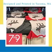 7 ate 9 Apparel Kid's Camping is My Happy Place Grey T-Shirt