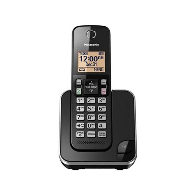 Panasonic  Expandable Cordless Phone in 1 Hand Set - Black