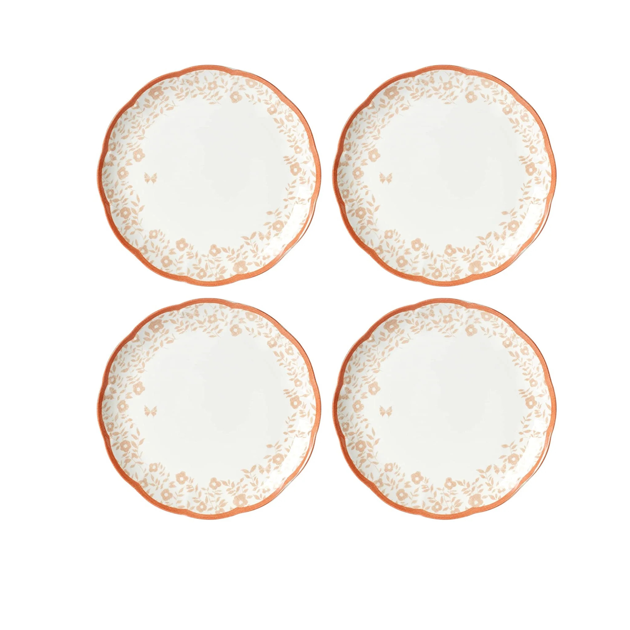 Butterfly Meadow Cottage 4-Piece Dinner Plates by Lenox