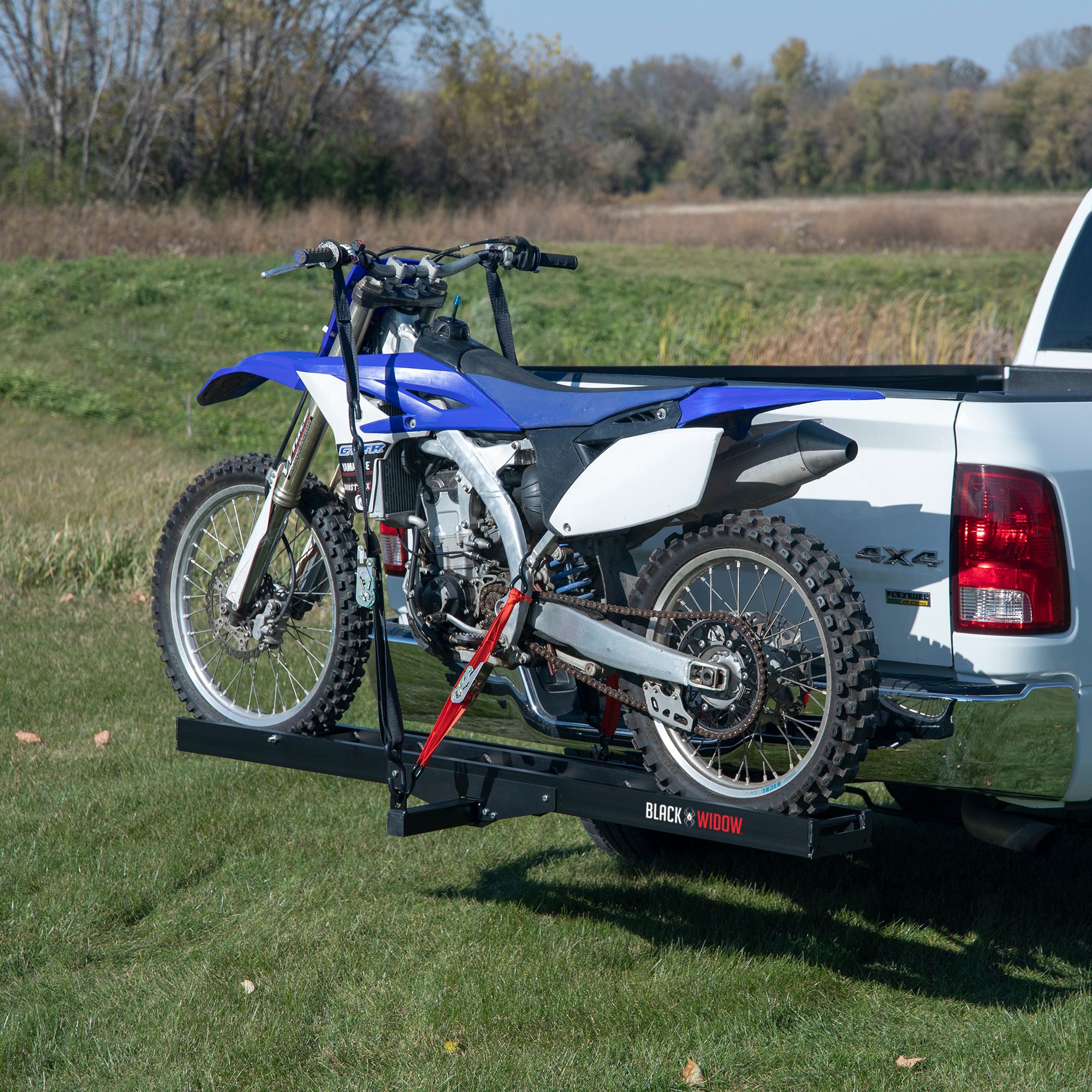 Black Widow Pro Black Anodized Aluminum Dirt Bike Carrier - 400 lb. Capacity