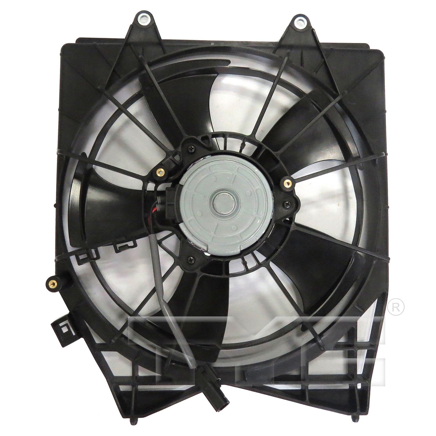 TYC 611580 Dual Radiator and Condenser Fan Assembly For 18-20 Honda Accord