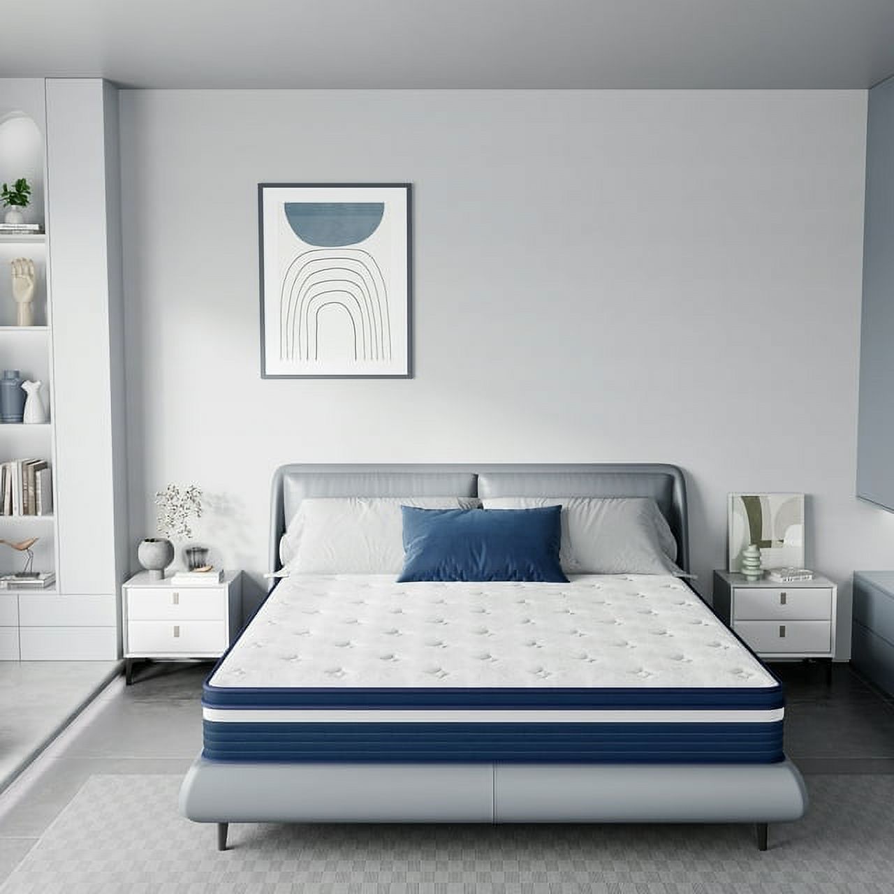 TXO Twin Mattress, 10 Inch Memory Foam Mattress in a Box  Medium Firm Twin Bed Mattress Motion Isolation, CertiPUR-US Certified