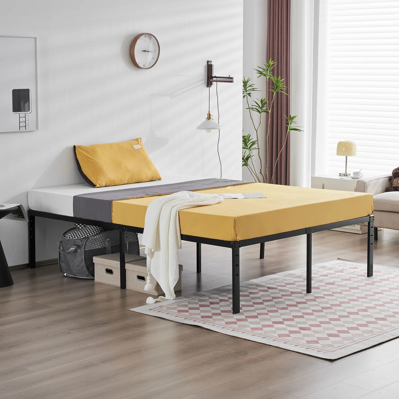 RUXAN 195.5*142.2*45.7cm Bed Height 18