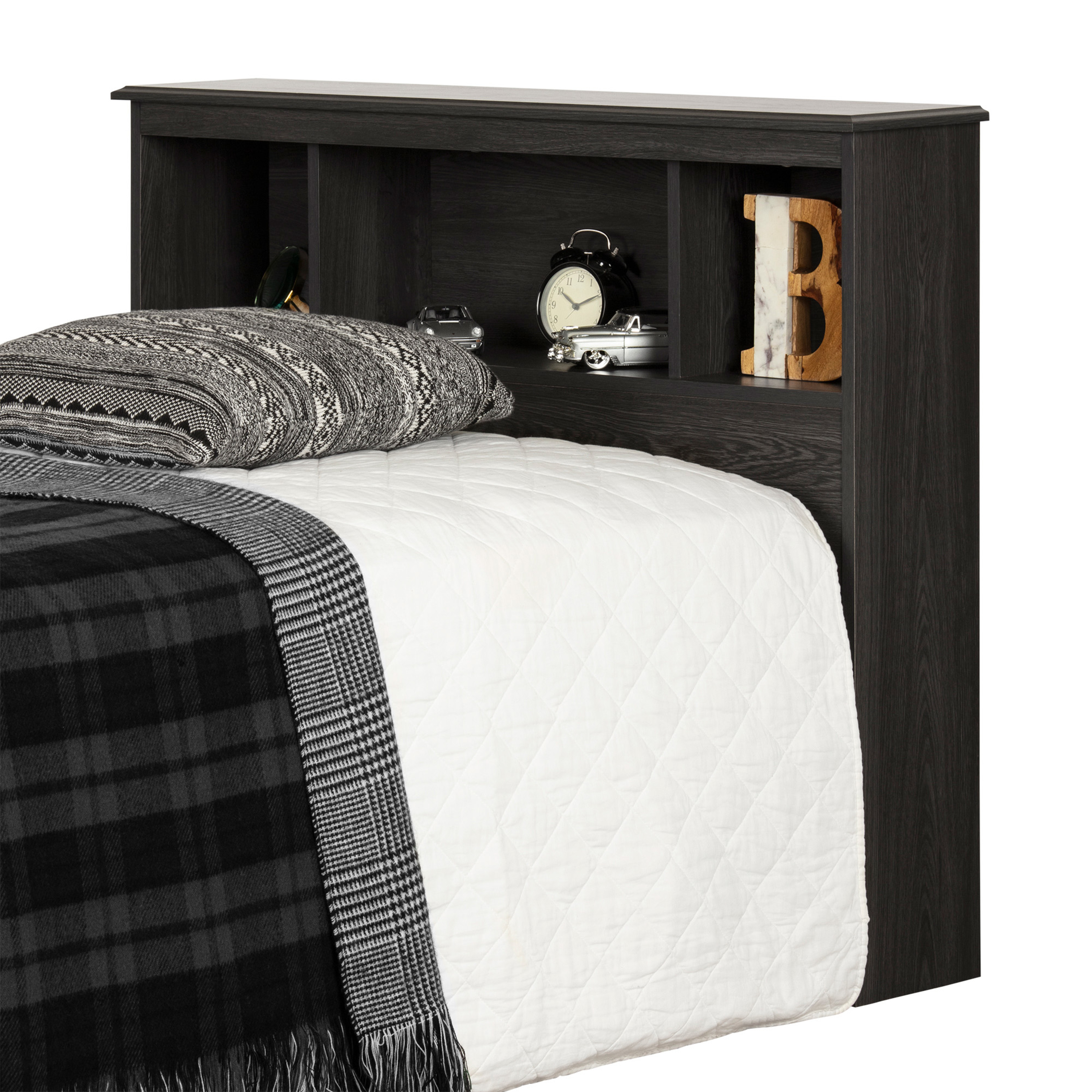 South Shore Holland, Contemporary Headboard, Twin Gray