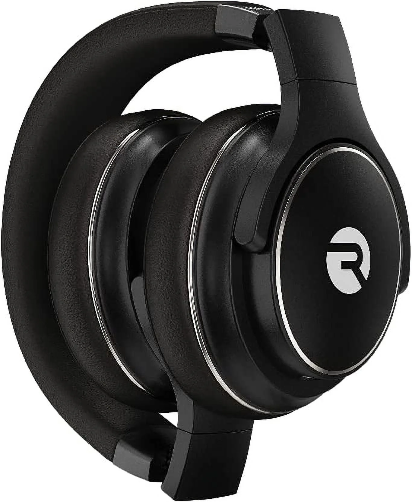 Raycon the Everyday Over-Ear Headphones, bluetooth and wireless with built-in Mic - Carbon Black