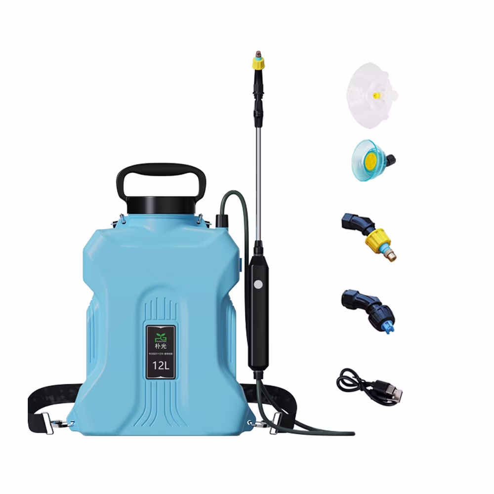 Walmeck 12L Rechargeable Shouldered Sprinkler Handheld Electric Sprayer Agriculture Tools Watering Can Atomizing Watering Bottle Water Sprayer Garden Plants Sprayer