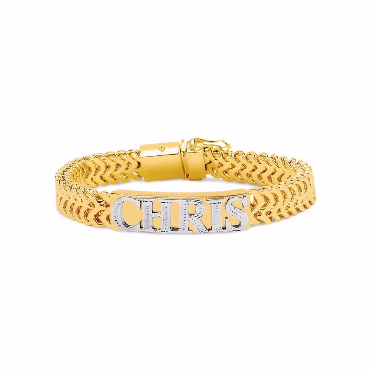 Personalized Sterling Silver or 14K Gold Plated Sterling Silver 9-inch 