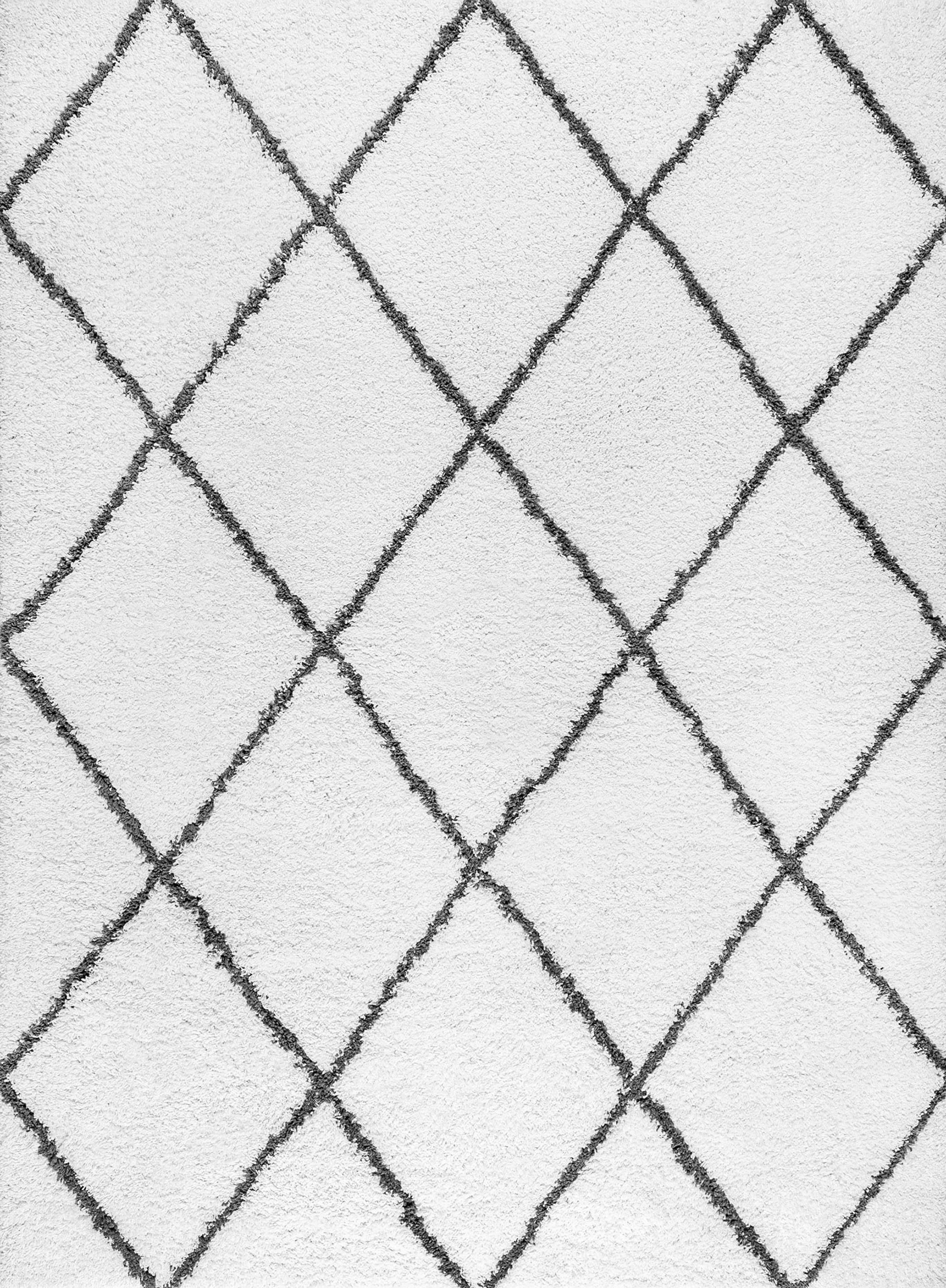 8x10 Modern White Large Area Rugs for Living Room | Bedroom Rug | Dining Room Rug | Indoor Entry or Entryway Rug | Kitchen Rug | Alfombras para Salas 7'10'' x 10'2''