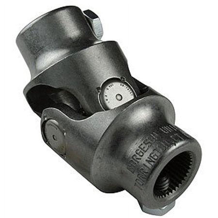 borgeson 016868 steering universal joint- steel- 1in smooth bore