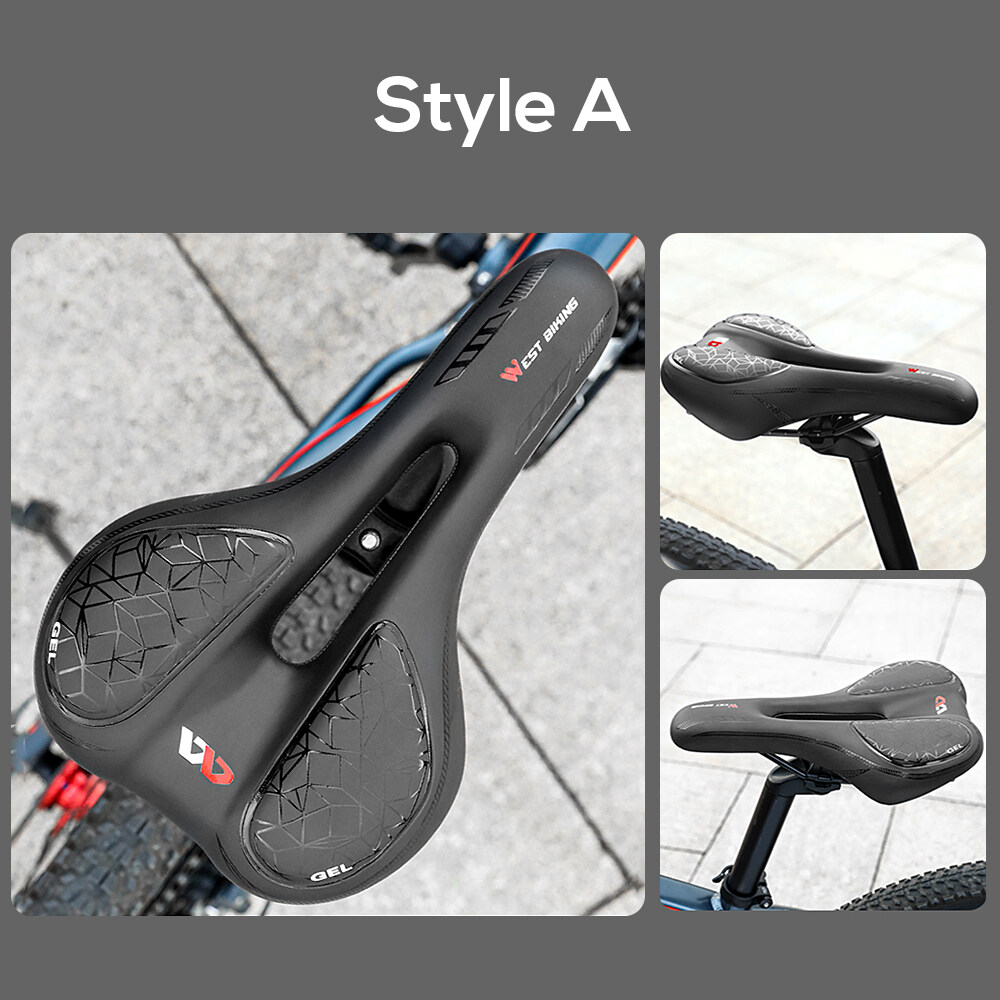 Bike Seat Padded Bicycle Saddle Cushion for Men Women MTB Mountain Road Bike Cycling
