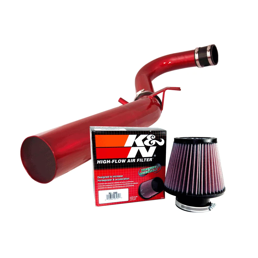 For 11-19 Chrysler 300 3.6L V6 CPT Cold Air Intake (Red) + K&N Air Filter CPT-782-R