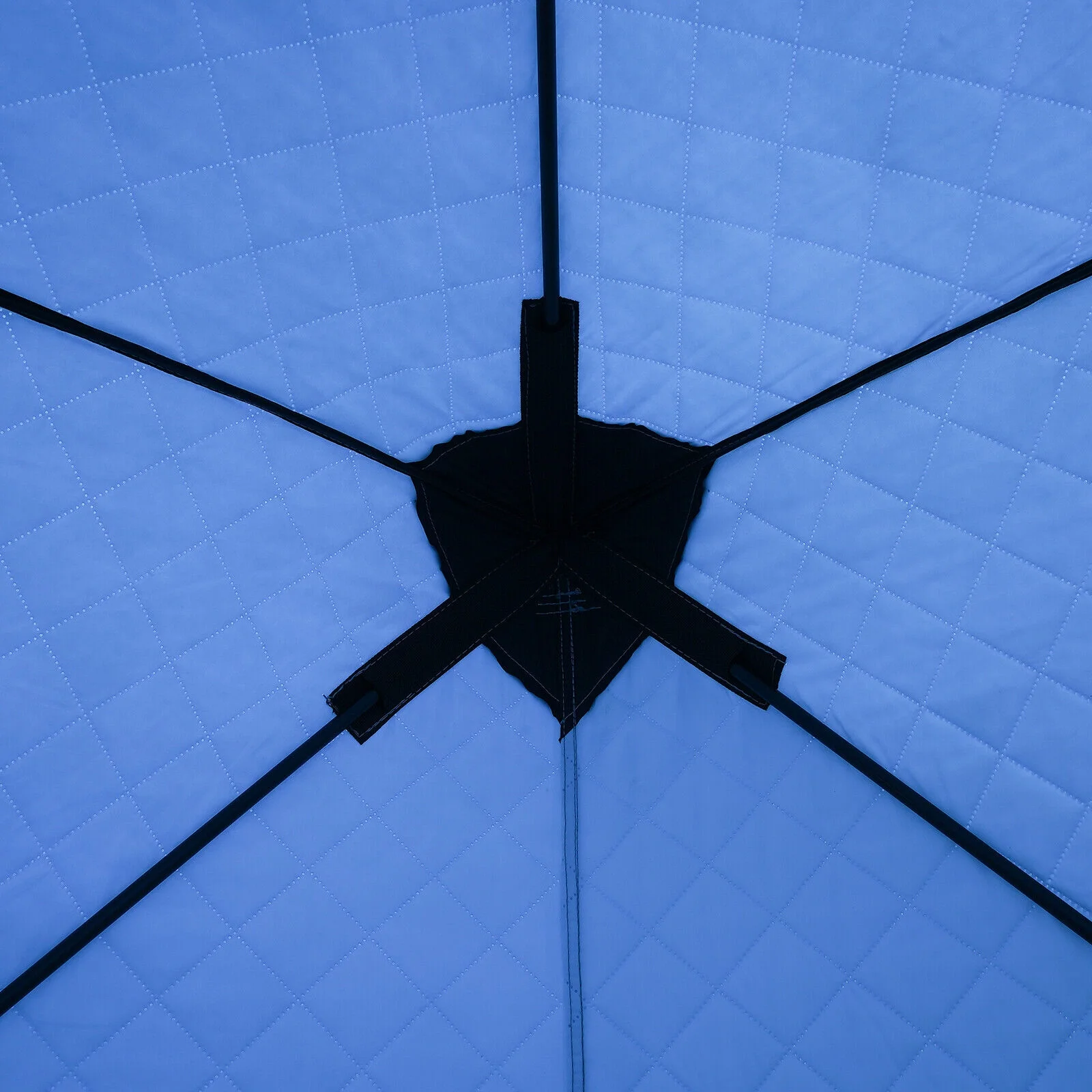 1-2 People Ice Lake Fishing Shelter Freestanding Insulated Tent with Handbag Winter