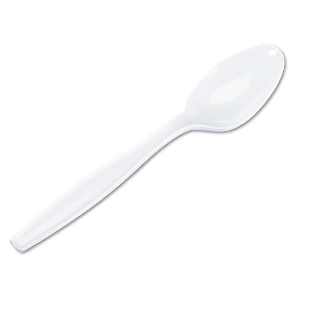 Nicole Fantini's Disposable Economical Plastic White Forks (500 Count) for Resturant, Hotel, Deli & big parties