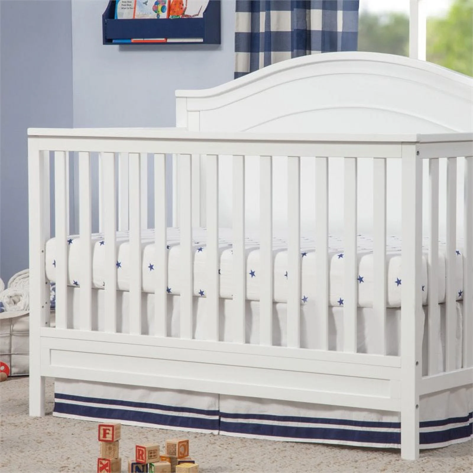 DaVinci Charlie 4 in 1 Wood Convertible Crib in White