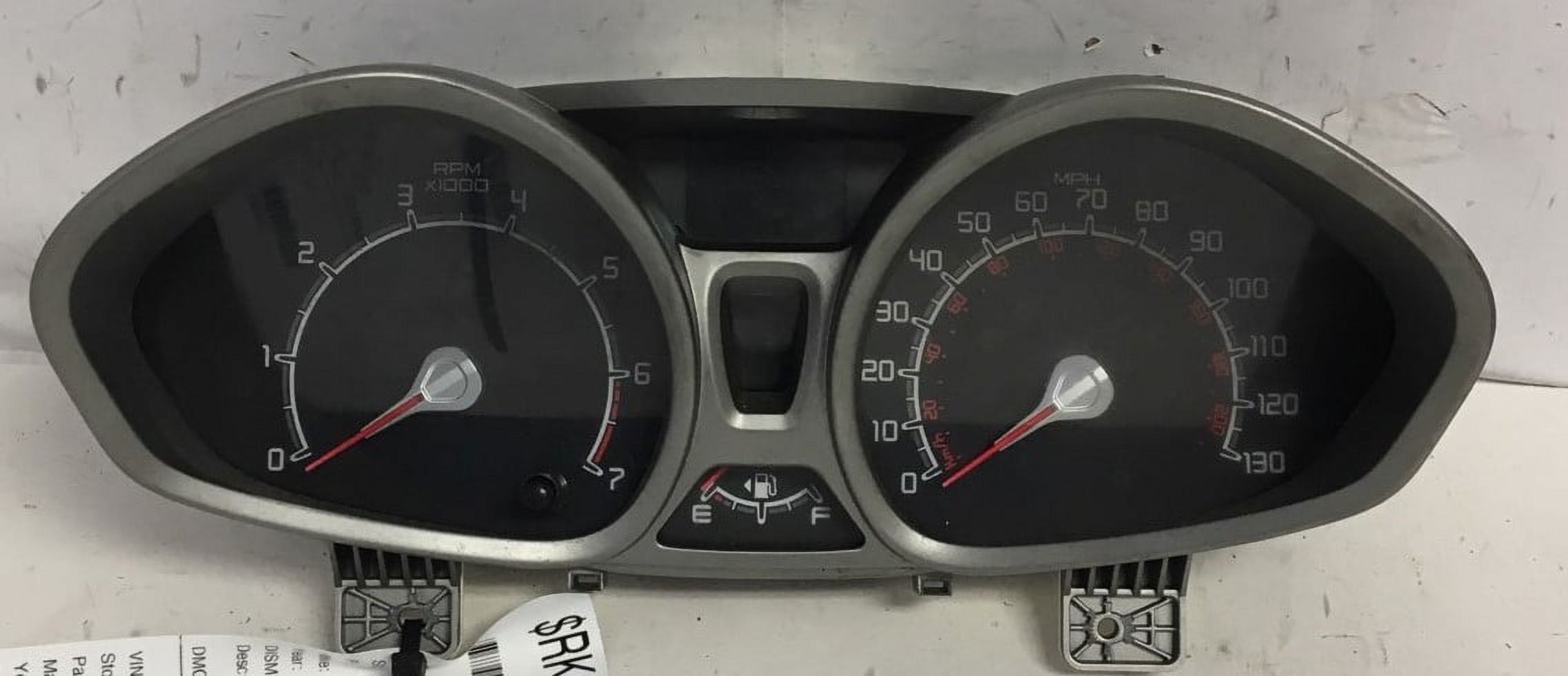 Pre-Owned 12 Ford Fiesta Speedometer Speedo Head Cluster 76k w/ Message Center OEM LKQ (Good)