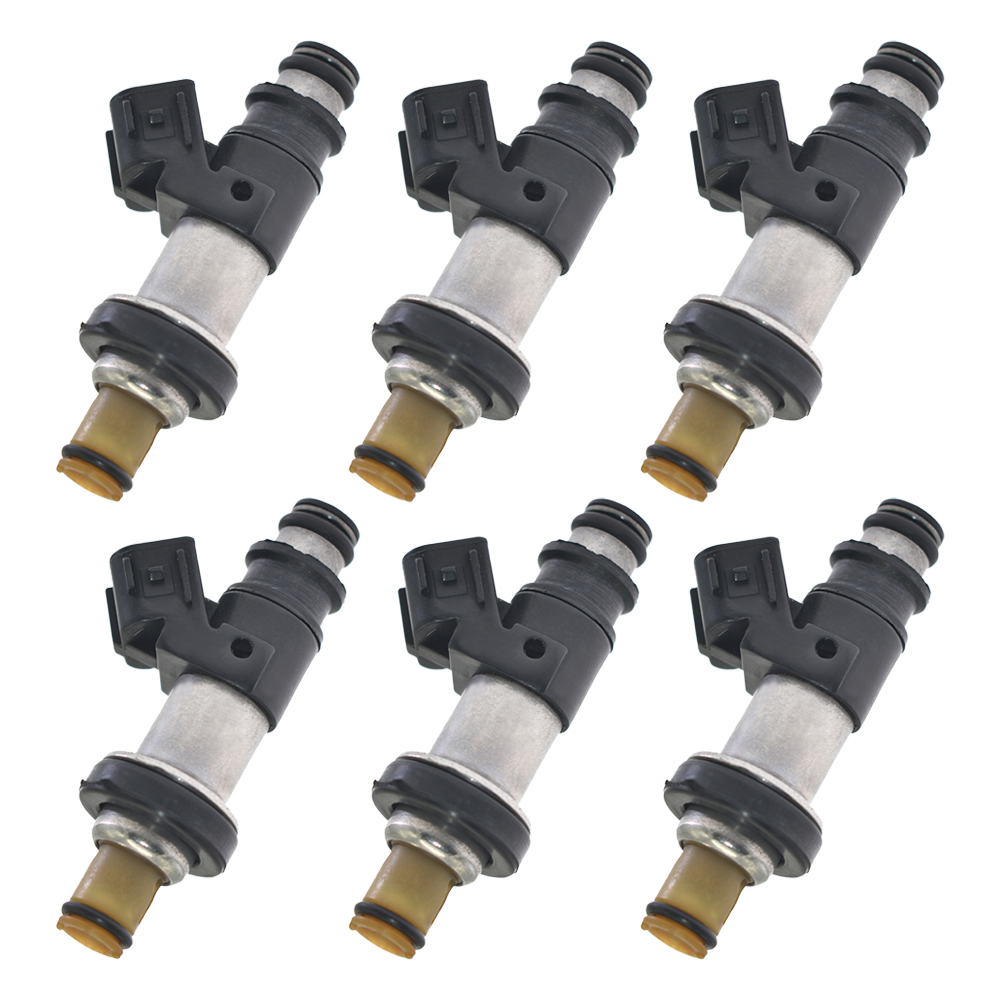 AiBaoQi 6PCS Fuel Injection Nozzle 06164-P8E-A00 For Acura TL CL MDX Honda Odyssey Pilot 3.2 3.5 V6 2000-2004