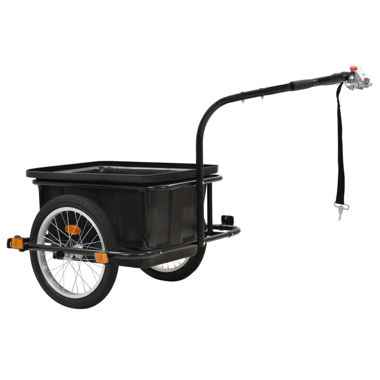Uteam Black Bike Trailer 13.2 gal Capacity