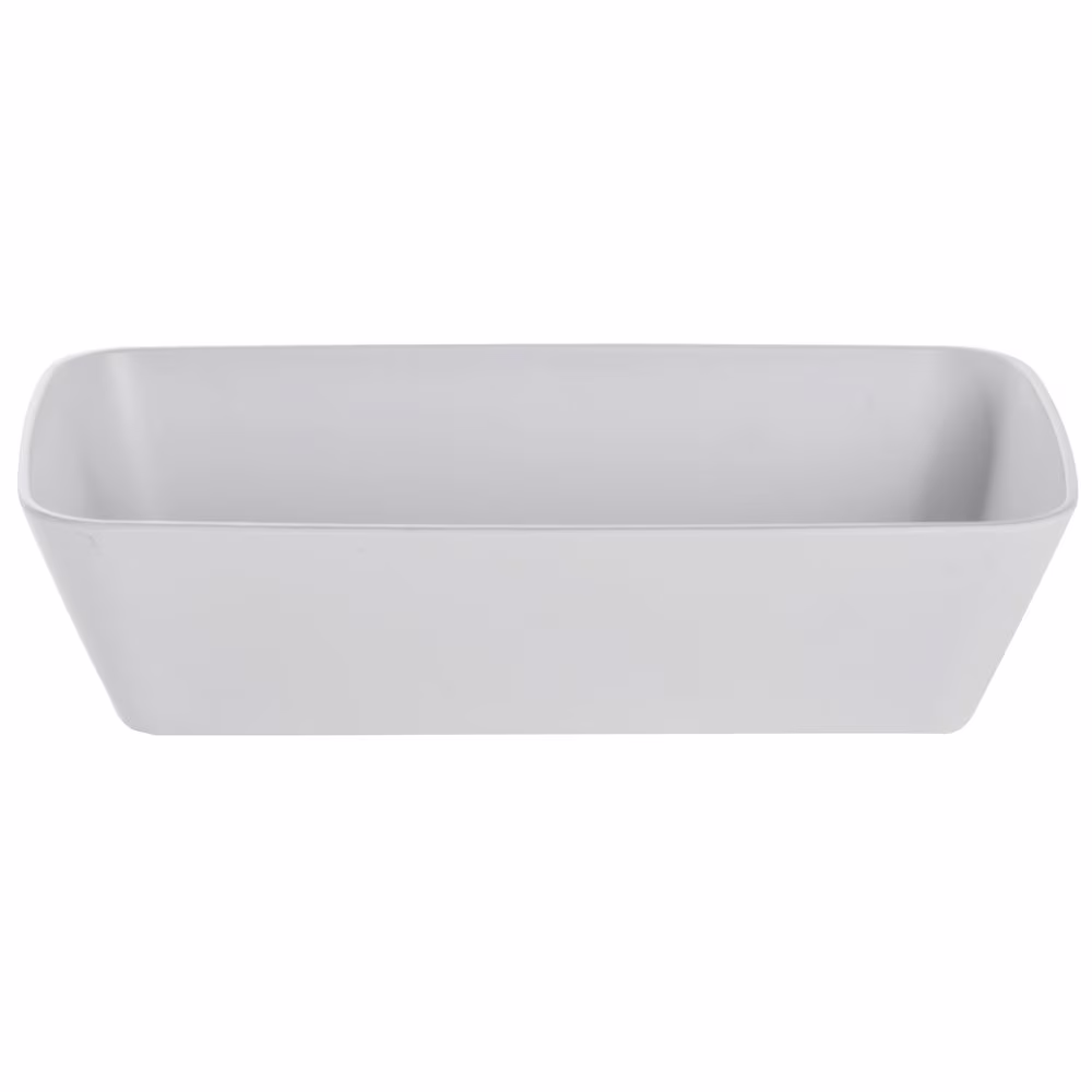 HUBERT® Serving Bowl White Soft Square - 12 1/2