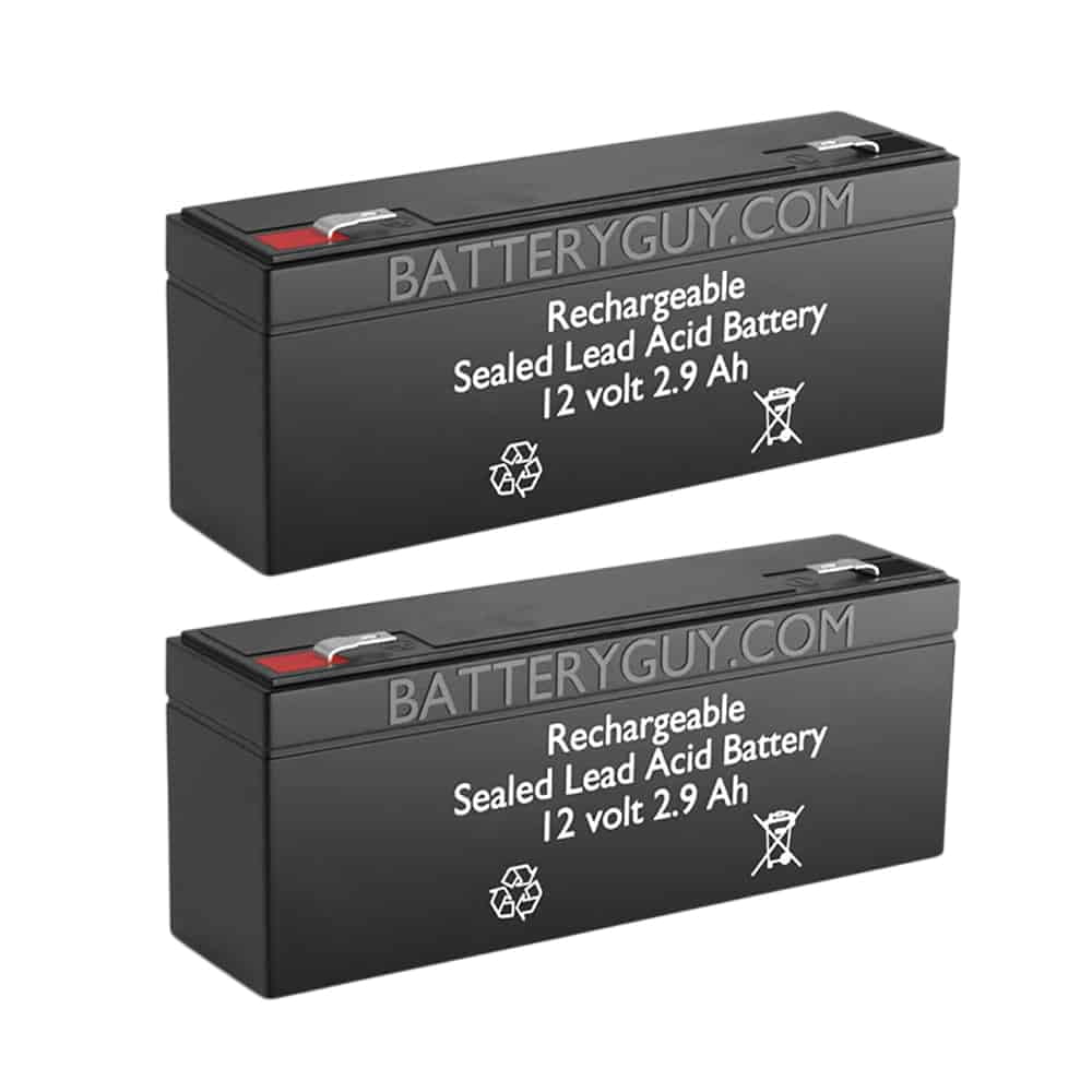 BatteryGuy Douglas battery DG12-22 replacement 12V 2.9Ah battery - BatteryGuy brand equivalent (Qty of 2)