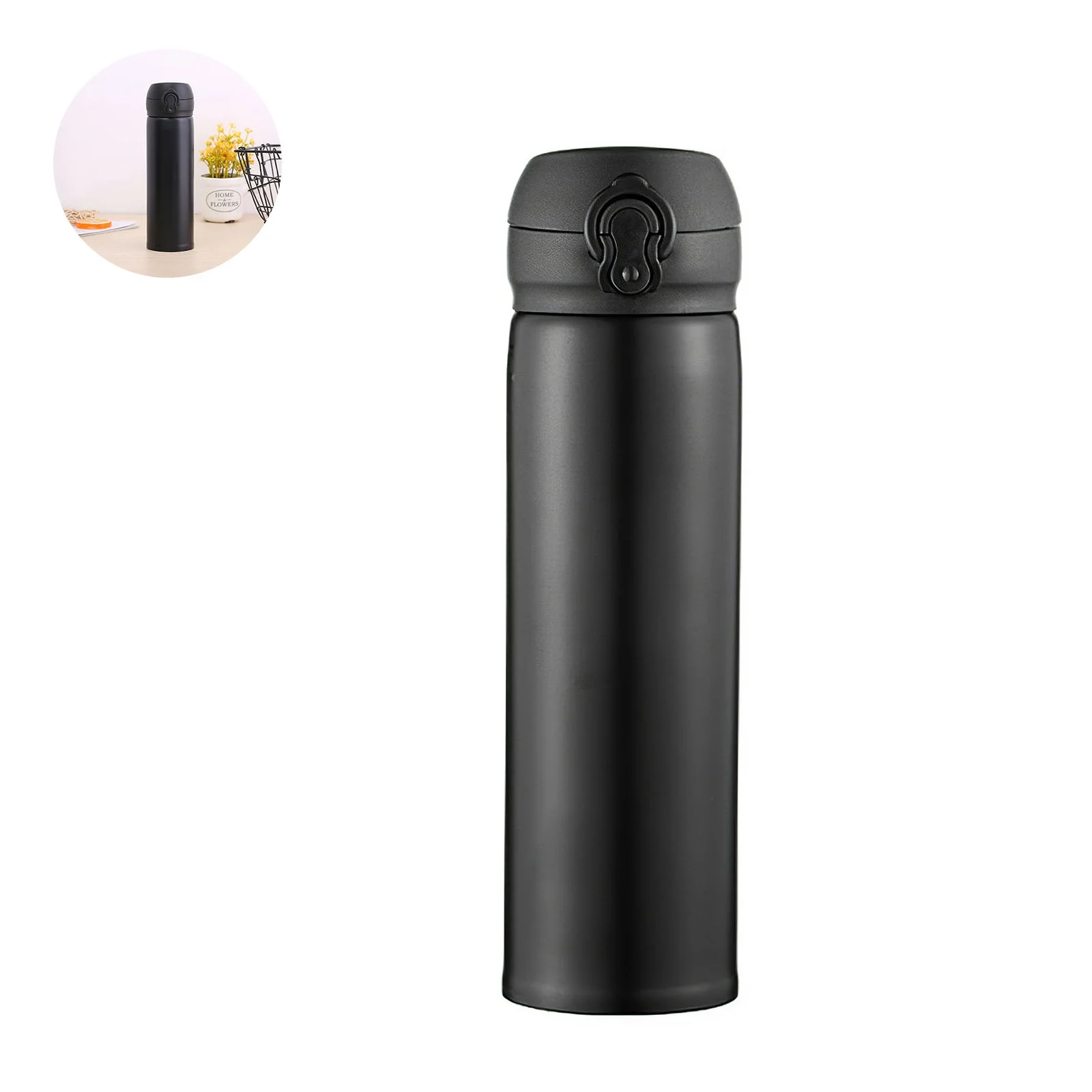 17oz Thermal Bottle Stainless Steel Vacuum Insulated Cup Travel Mug Office Coffee Tea keep Warm Water Bottle Cups
