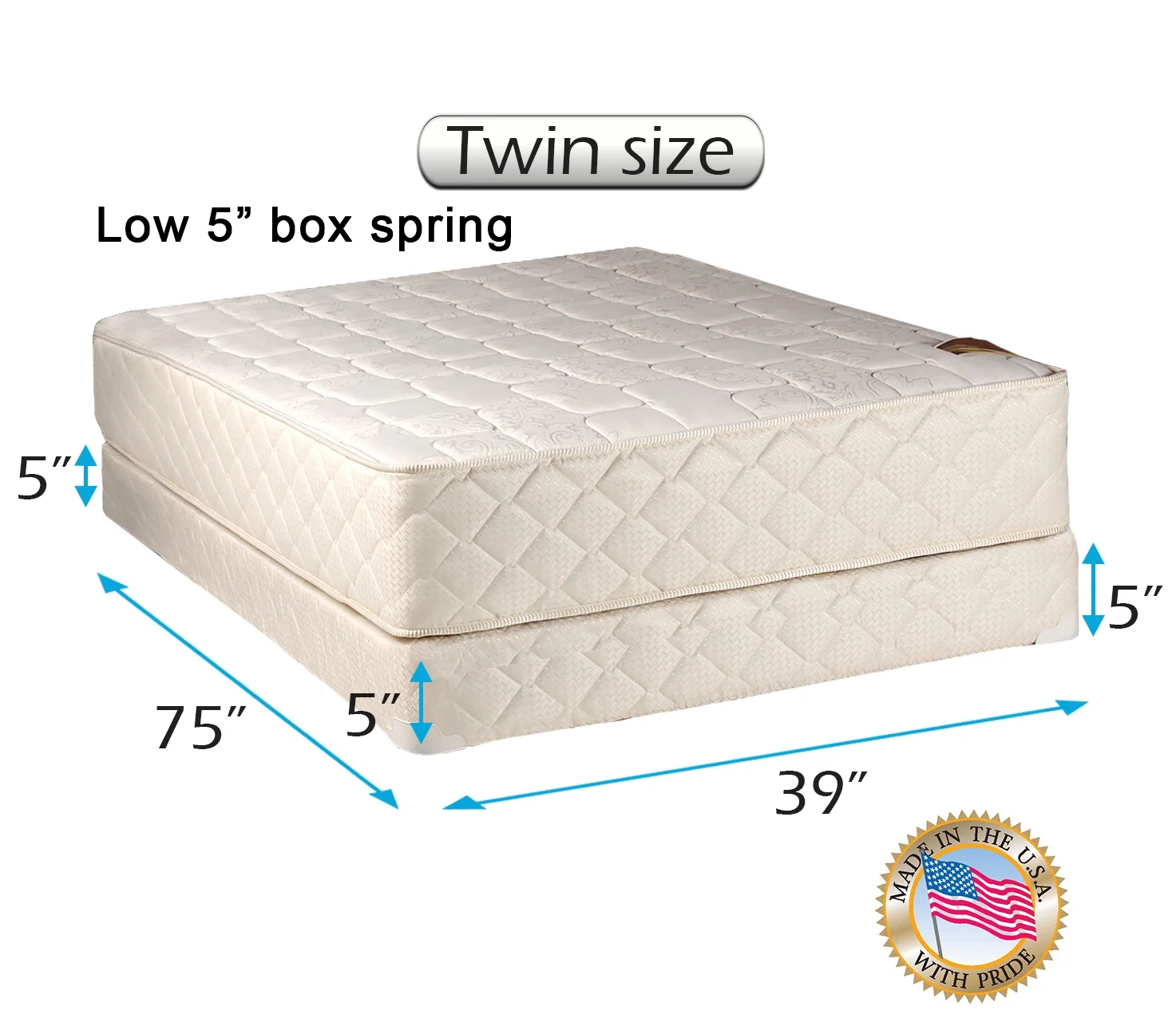 Dream Sleep Grandeur Deluxe Mattress and Low 5