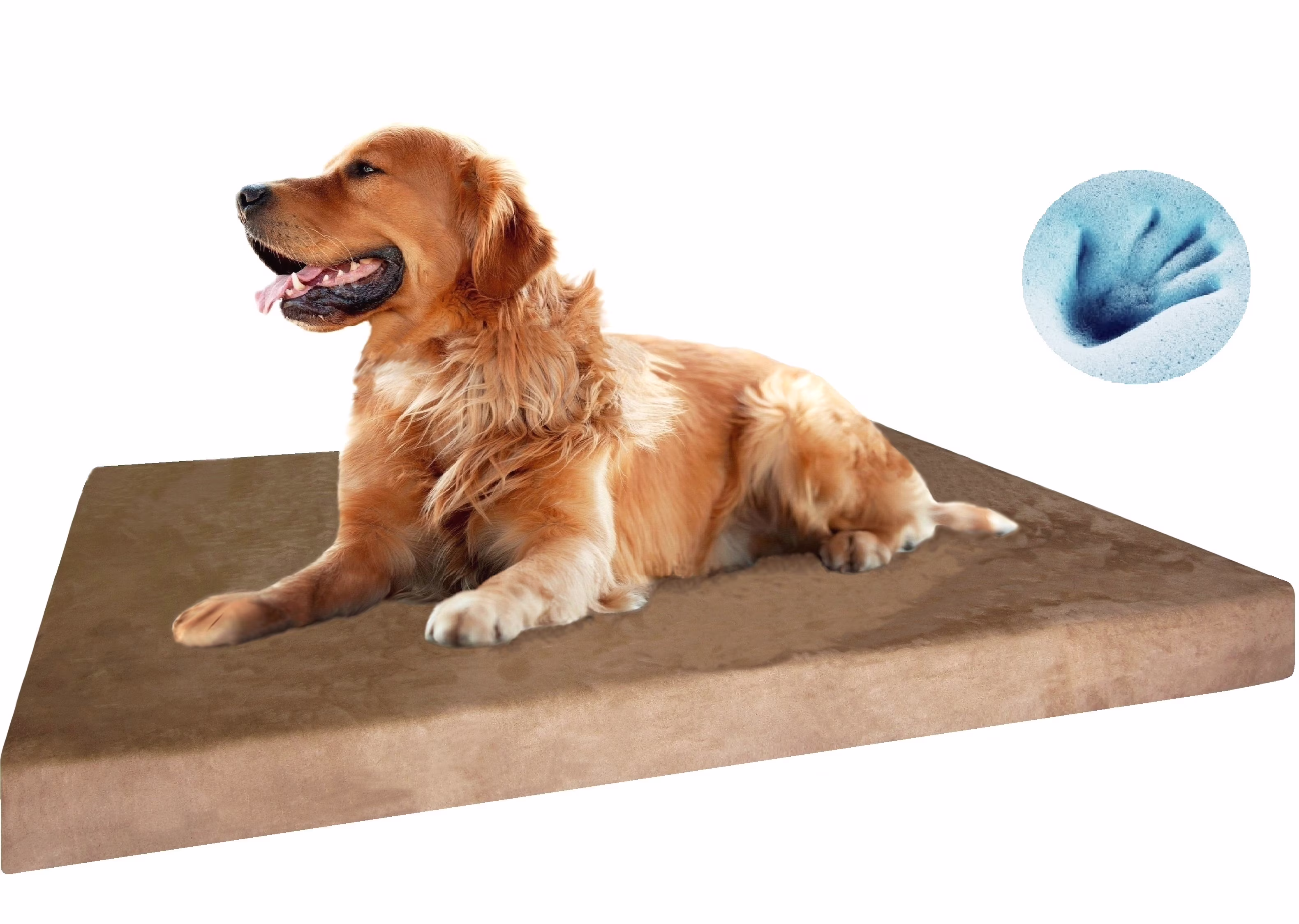 Extra Large Orthopedic Waterproof Memory Foam Dog Bed for Medium to Large Pet 47