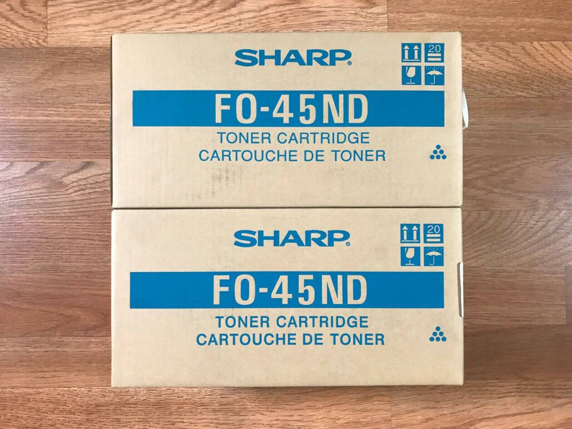 Lot Of 2 Sharp FO-45ND Toner For FO-4500/5500/6500/6550/6600 Same Day Shipping!!