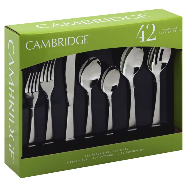 Cambridge Bourne 42-Piece Flatware Set