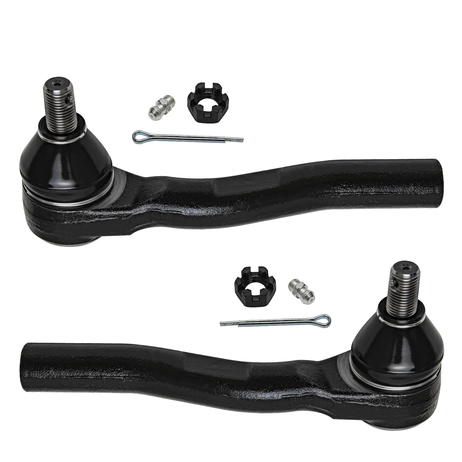 Detroit Axle - Front Inner & Outer Tie Rods Replacement for 2013 2014 2015 Chevrolet Malibu [With Electronic Ride And Handling Suspension] - 4pc Set