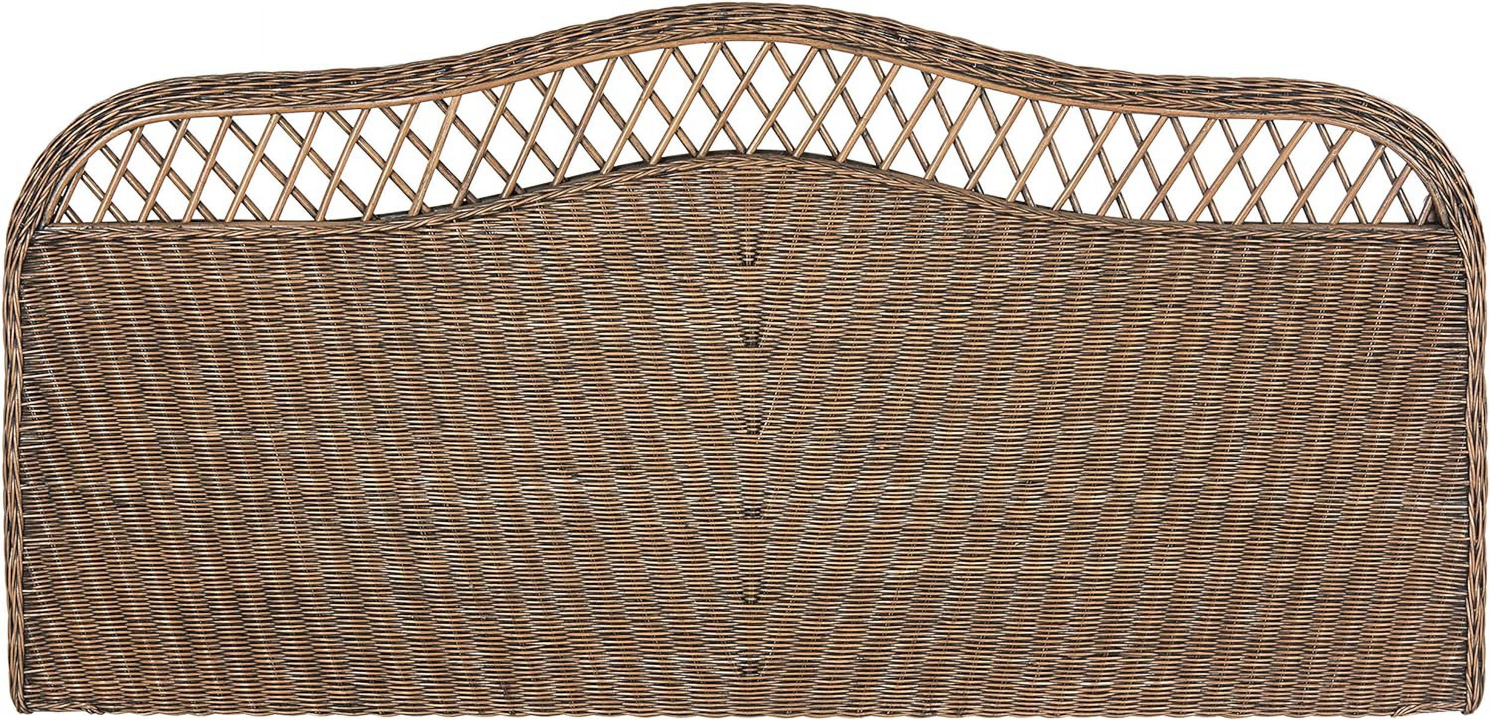 Home Collection Sephina Brown Rattan Headboard (Queen)