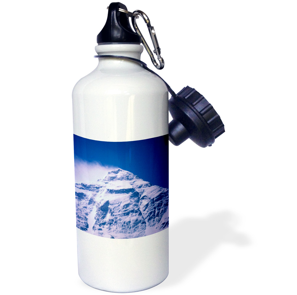 Snowy Summit of Mt. Everest, Tibet, China-AS42 DBR0072 - Dave Bartruff 21 oz Sports Water Bottle wb-73703-1