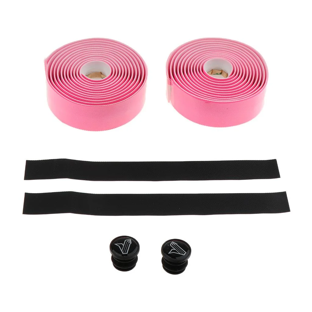 Professional Waterproof Non-slip s Handlebar Tapes - Road and Mountain Bike Handle Cycling Handle Wraps Pink