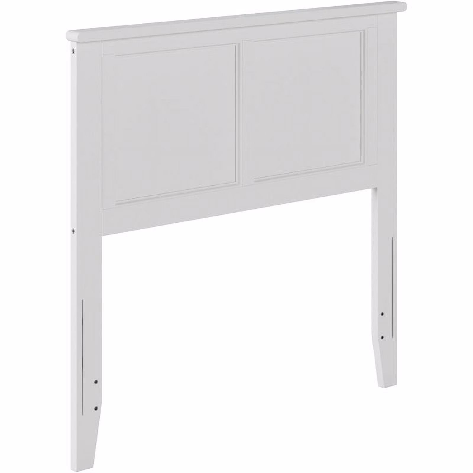 Leo & Lacey Traditional Solid Hardwood Twin Panel Headboard in White