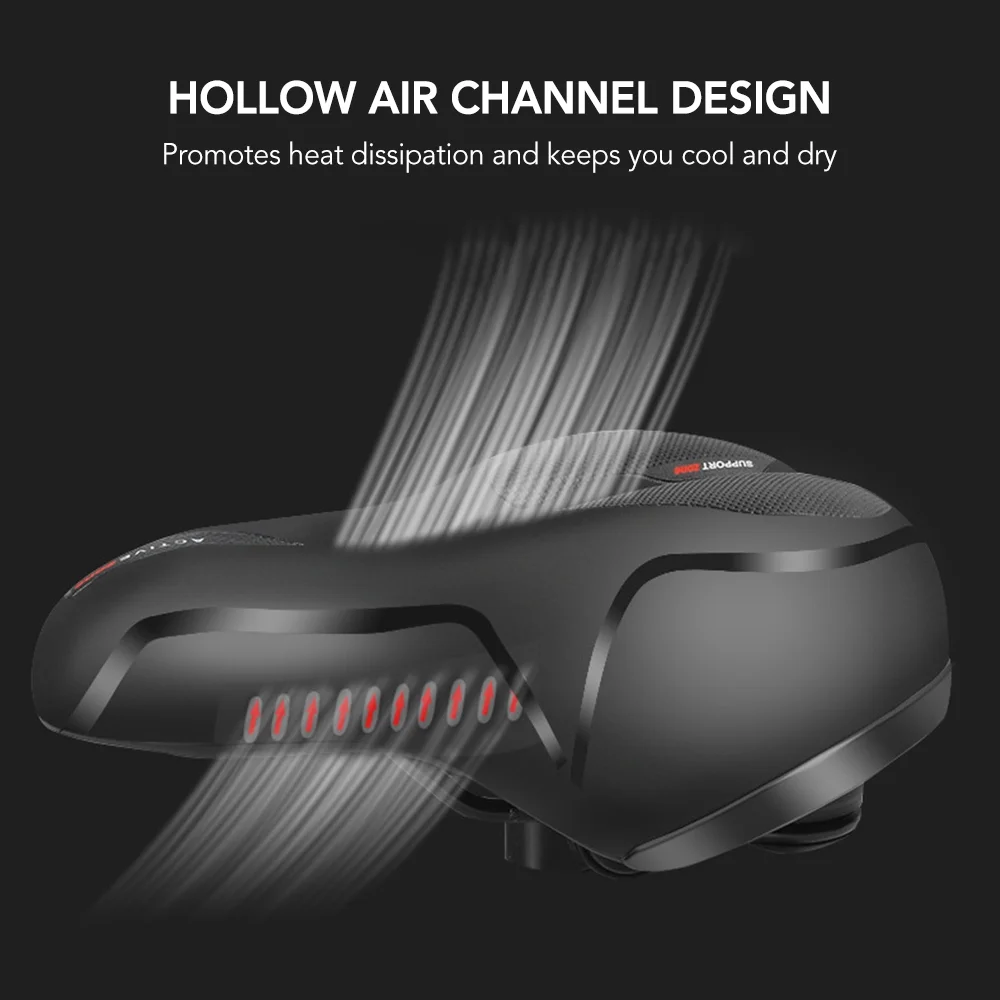 Pristin Bike Saddle,MTB Bike Soft Seat Cushion Seat Breathable Saddle Bike seat Saddle Dual Soft Bike Saddle Waterproof QAHM seat HUIOP Waterproof