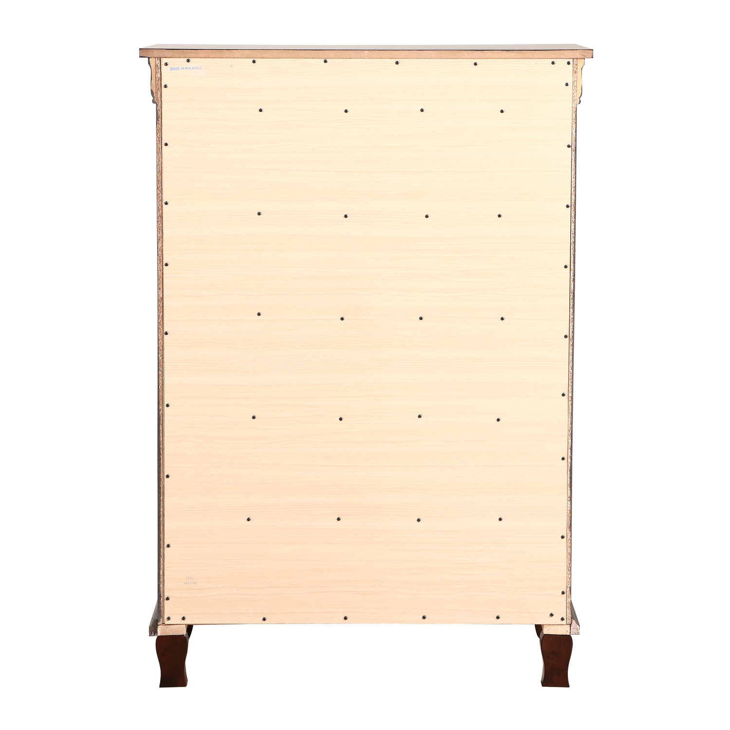 Passion Furniture PF-G9000-CH 36 x 17 x 53 in. Triton 6-Drawer Chest of Drawers, Cappuccino