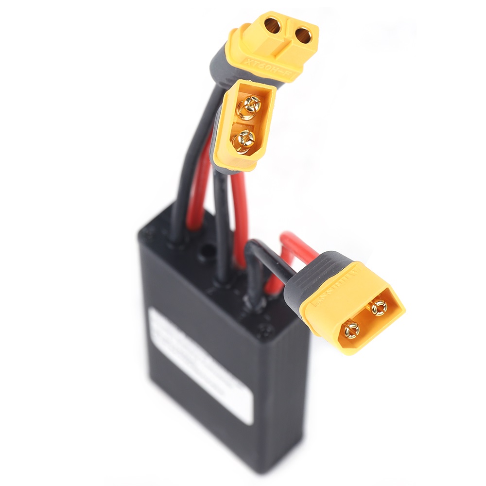 Anqidi E-Bike Dual Batteries Connection Adapter Switcher Module Increase Battery Capacity 40A Black XT60
