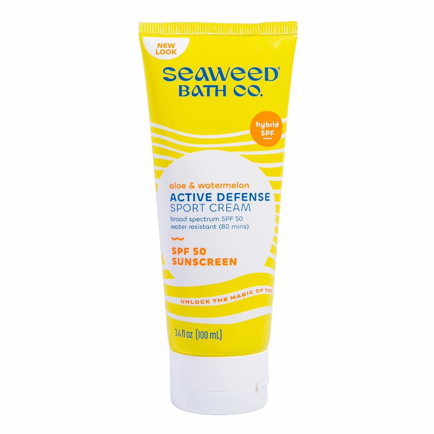 The Seaweed Bath Co Sunscreen - Active Defense SPF 50 Sport - 3.4 fl oz