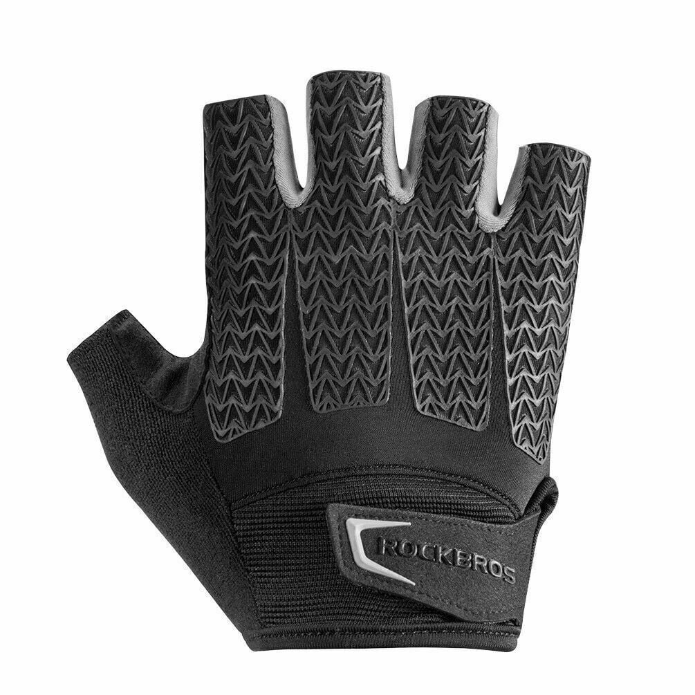 ROCKBROS Sports Cycling Gloves Cycling Half Finger Gloves Bike Gel Padded Gloves