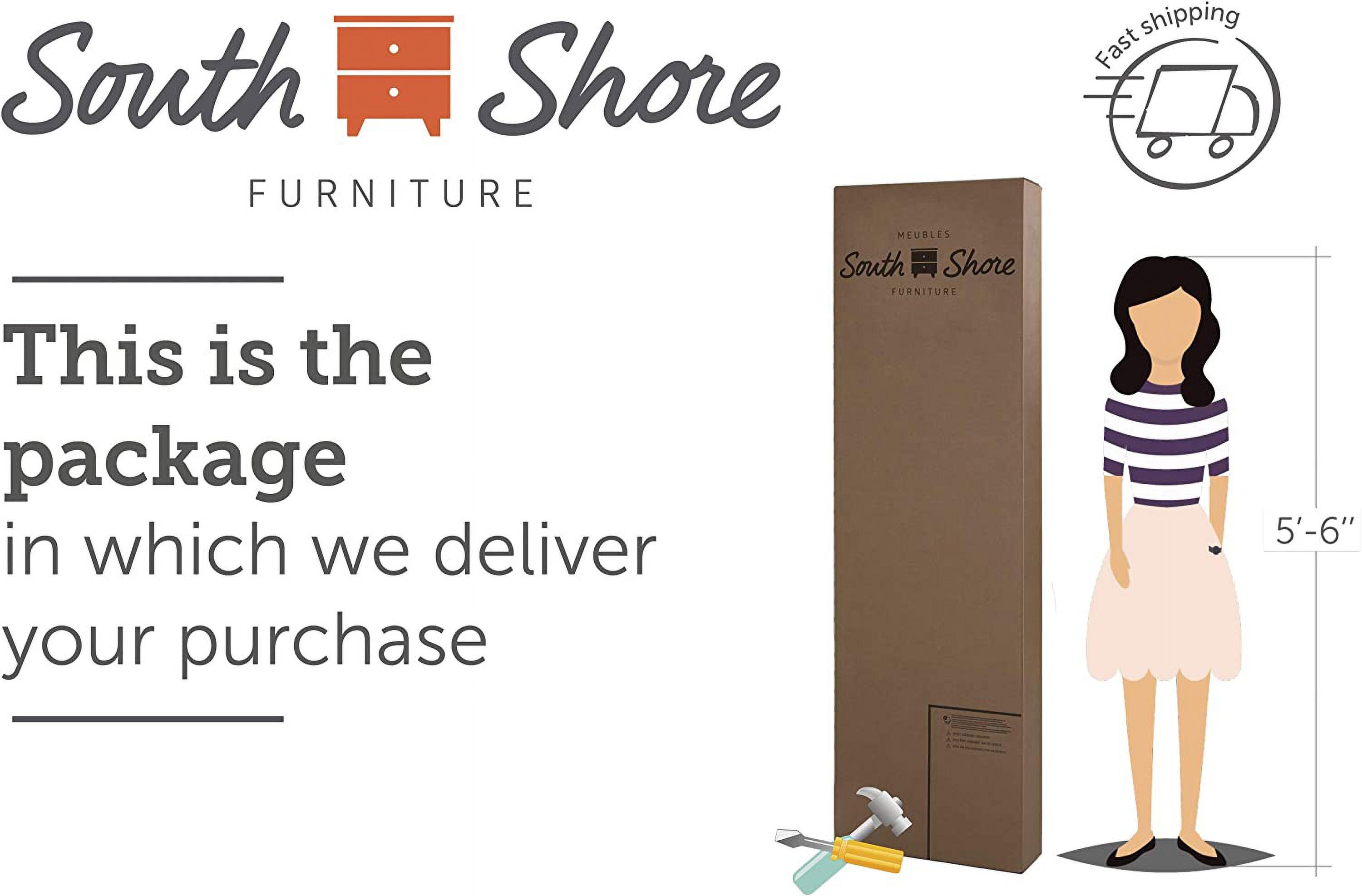 Ulysses Bookcase Headboard, Full, Winter Oak