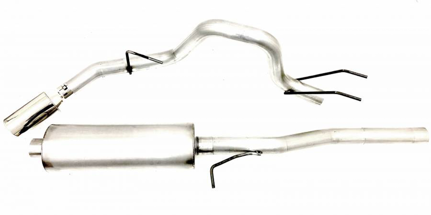 Cat-Back Single Exhaust System, Stainless Fits select: 2020-2021 FORD F250 SUPER DUTY, 2020-2021 FORD F350 SUPER DUTY