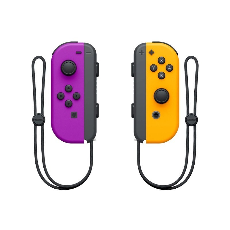 For Joy-Con (L/R) Wireless Controllers for Switch - Neon Purple/Neon Orange
