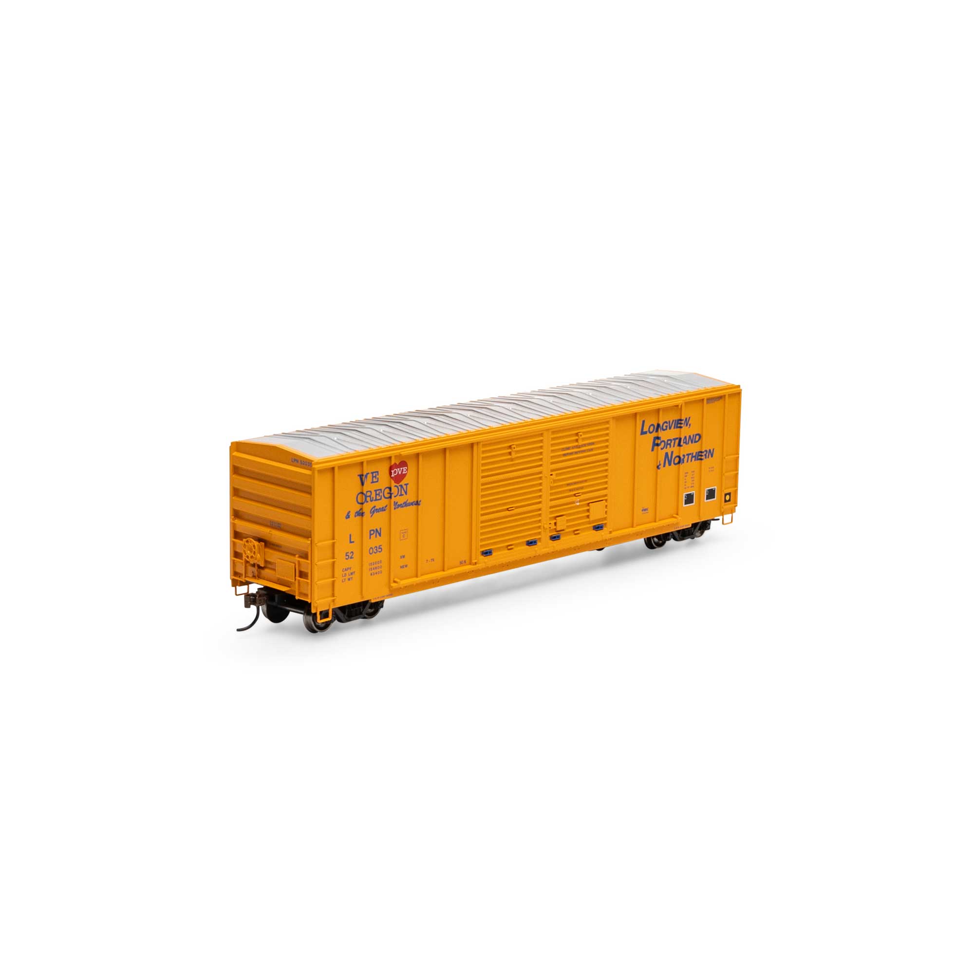 Athearn HO 50' FMC 5077 Double Door Box LPN #52035 ATH15883 HO Rolling Stock